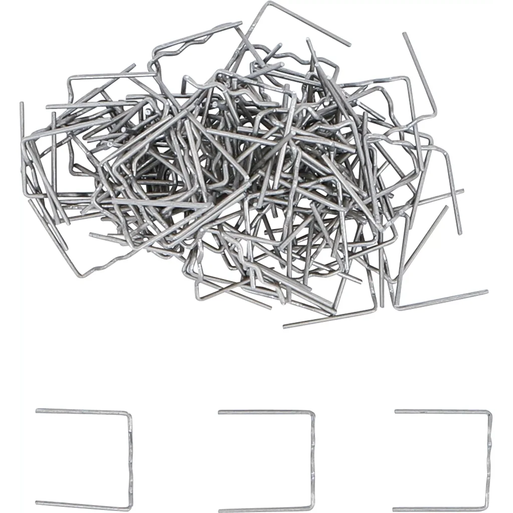 Sponky na opravu plastů, typ U, 0,8 mm, 100 ks - B73351