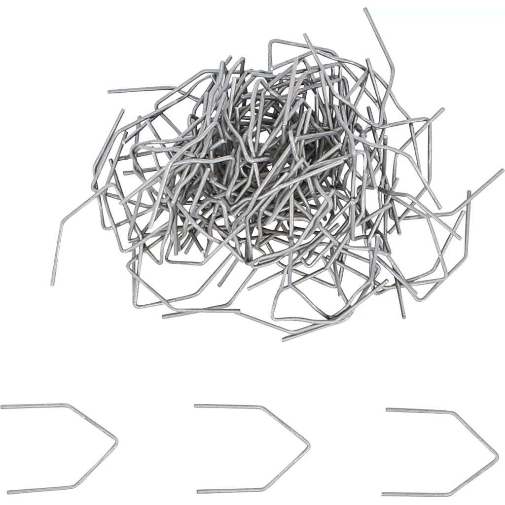 Sponky na opravu plastů, typ V, 0,8 mm, 100 ks - B73349