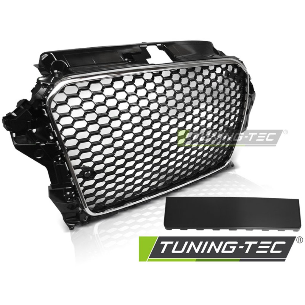 Sportovní maska Audi A3 8V 12-16 RS3-style chrom černá