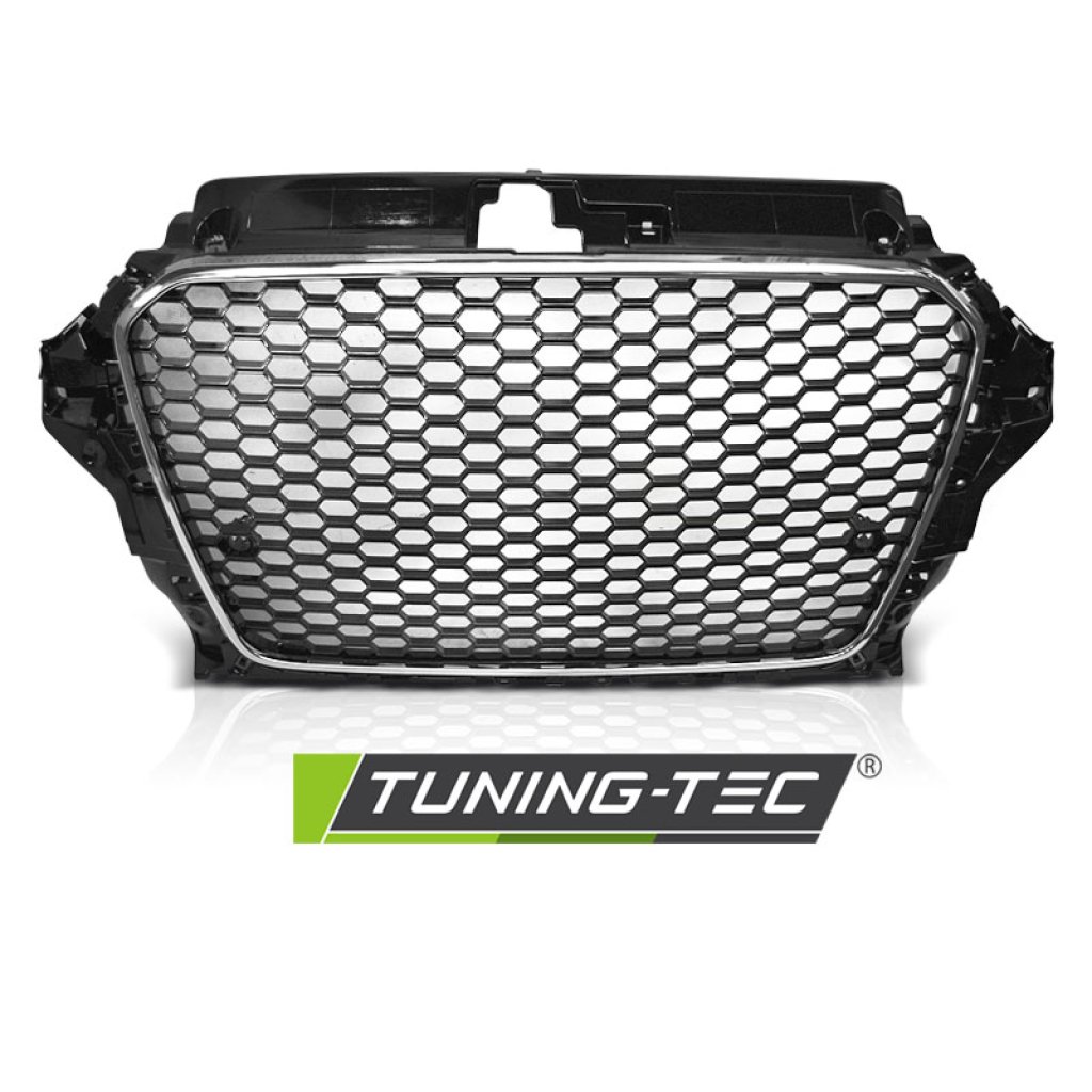 Sportovní maska Audi A3 8V 12-16 RS3-style chrom černá