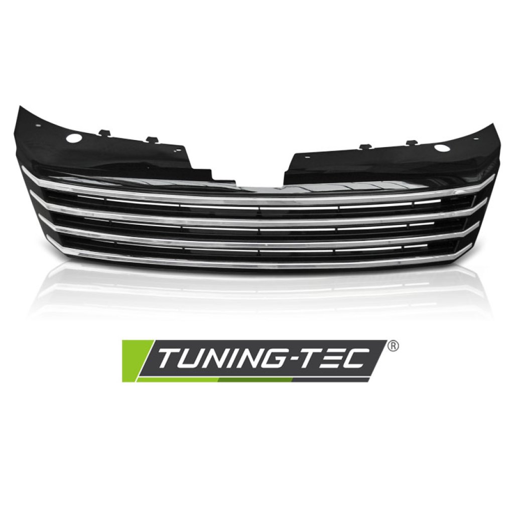 Sportovní maska bez znaku VW Passat B7 10-14 chrom/černá