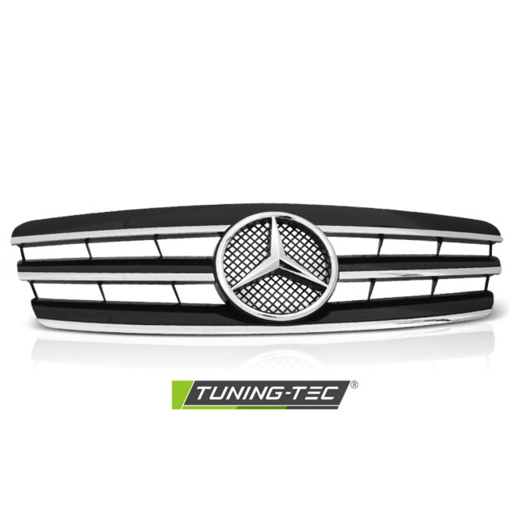 Sportovní maska Mercedes-Benz W203 00-07 CL LOOK chrom/černá