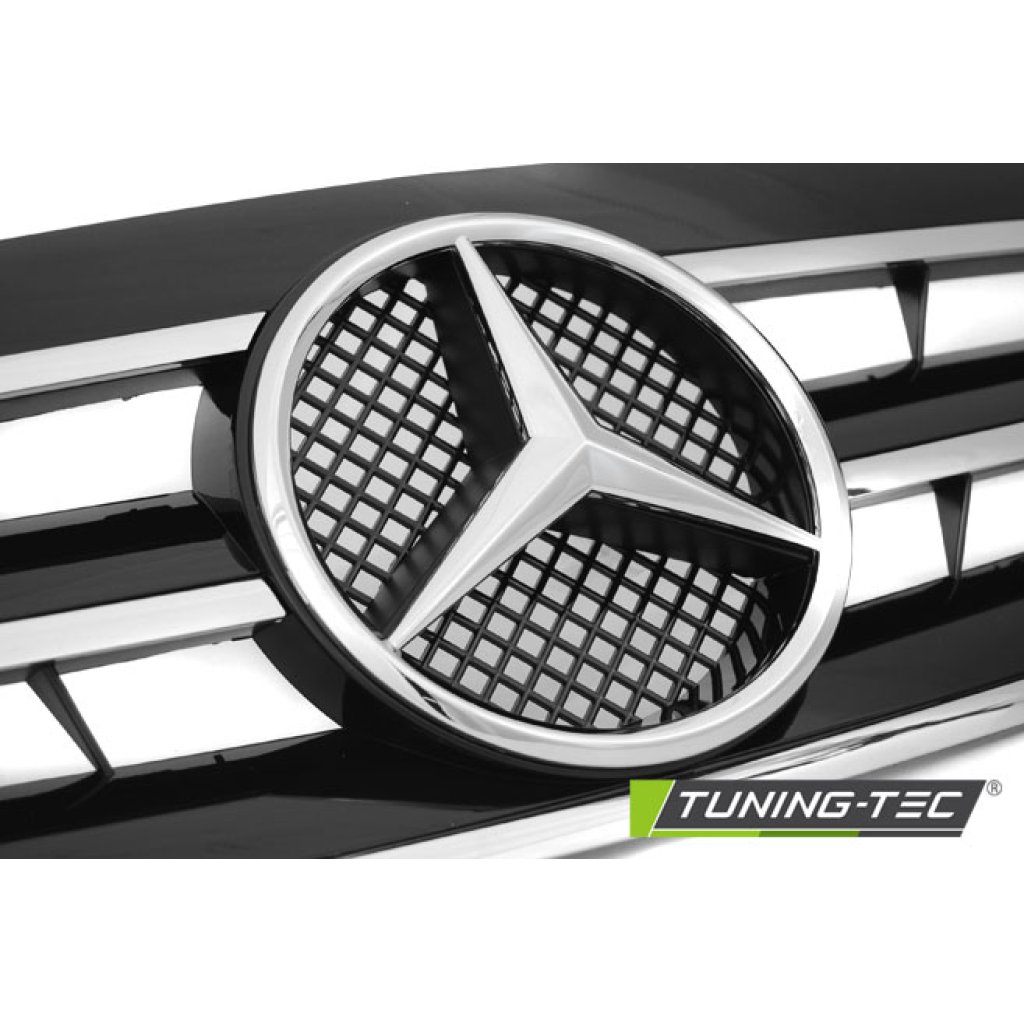 Sportovní maska Mercedes-Benz W203 00-07 CL LOOK chrom/černá
