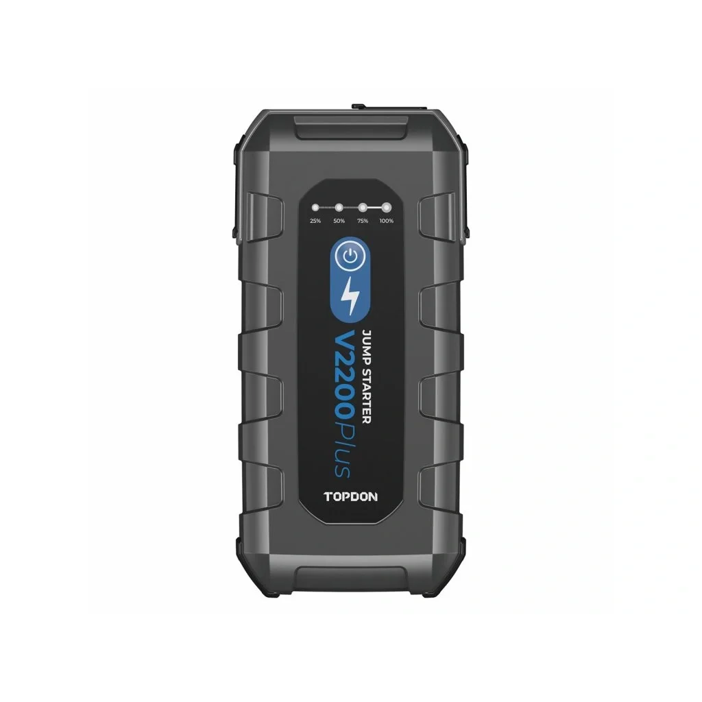 Startovací zdroj a tester baterií 2v1 TOPDON V2200Plus, 16 000 mAh