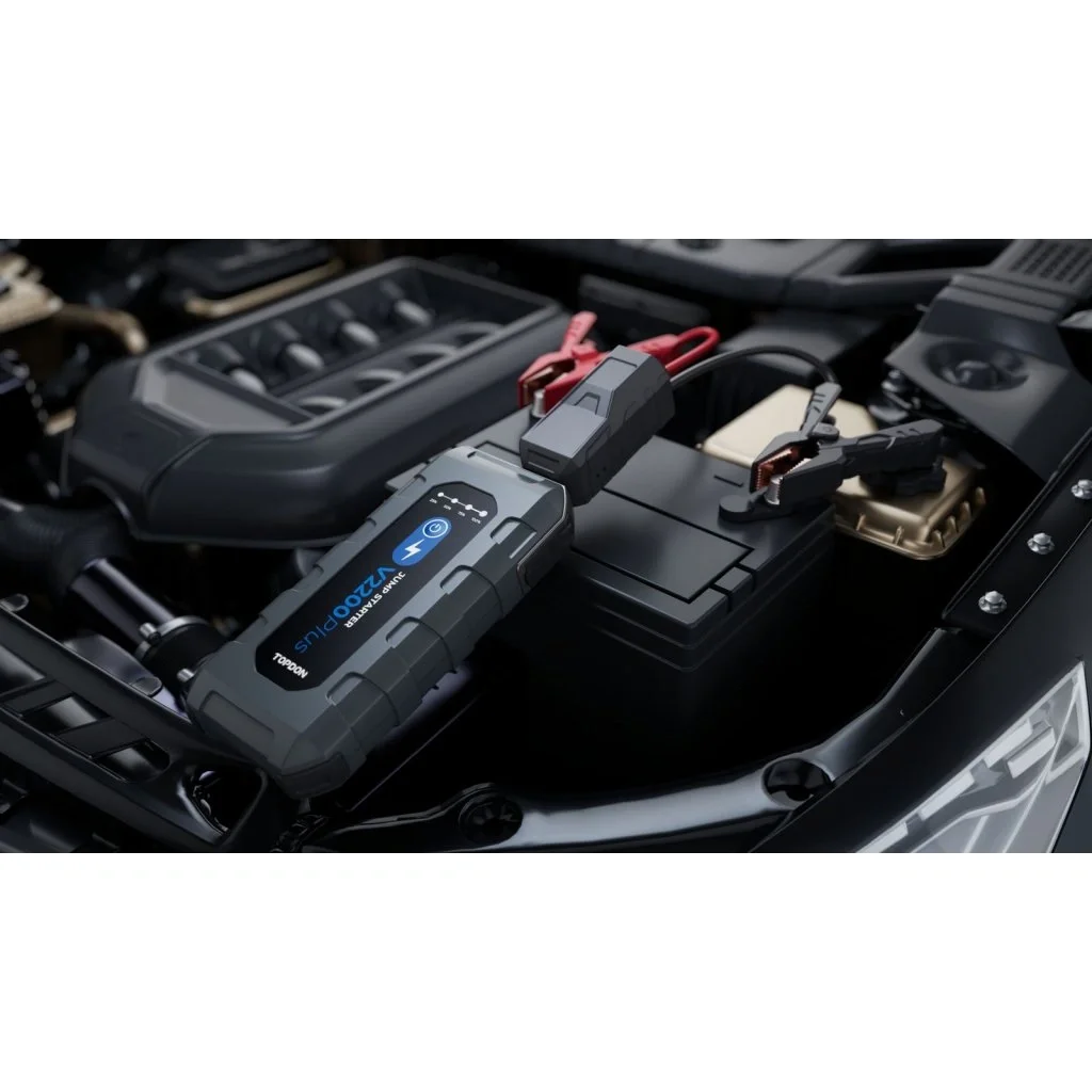 Startovací zdroj a tester baterií 2v1 TOPDON V2200Plus, 16 000 mAh