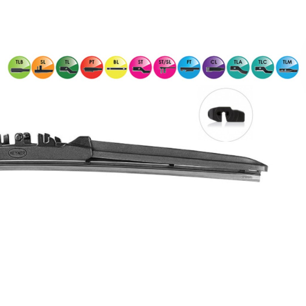 Stěrač Hybrid grafitový 380mm | HEYNER