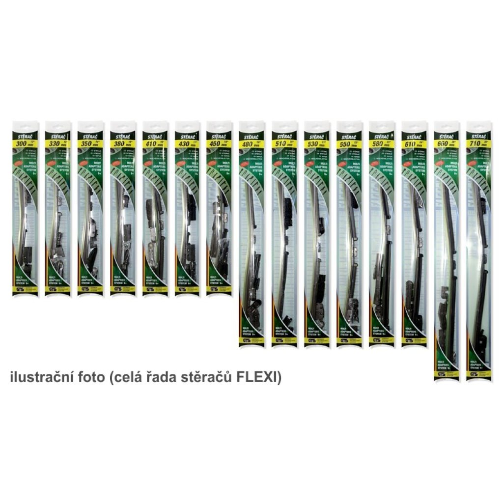 Stěrač plochý FLEXI 610mm, 10033