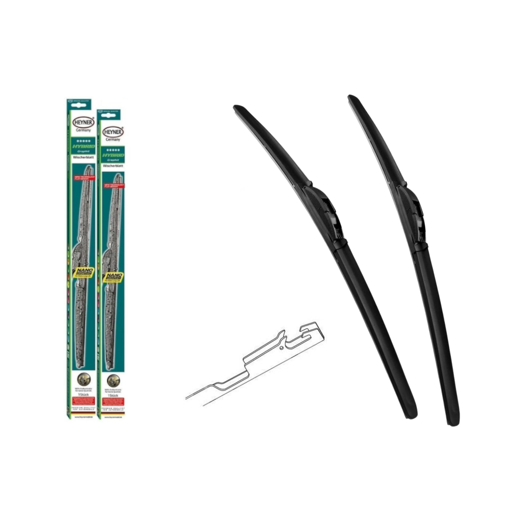 Stěrače Audi A6 (4F2, C6) 04/2004-09/2011 | HEYNER