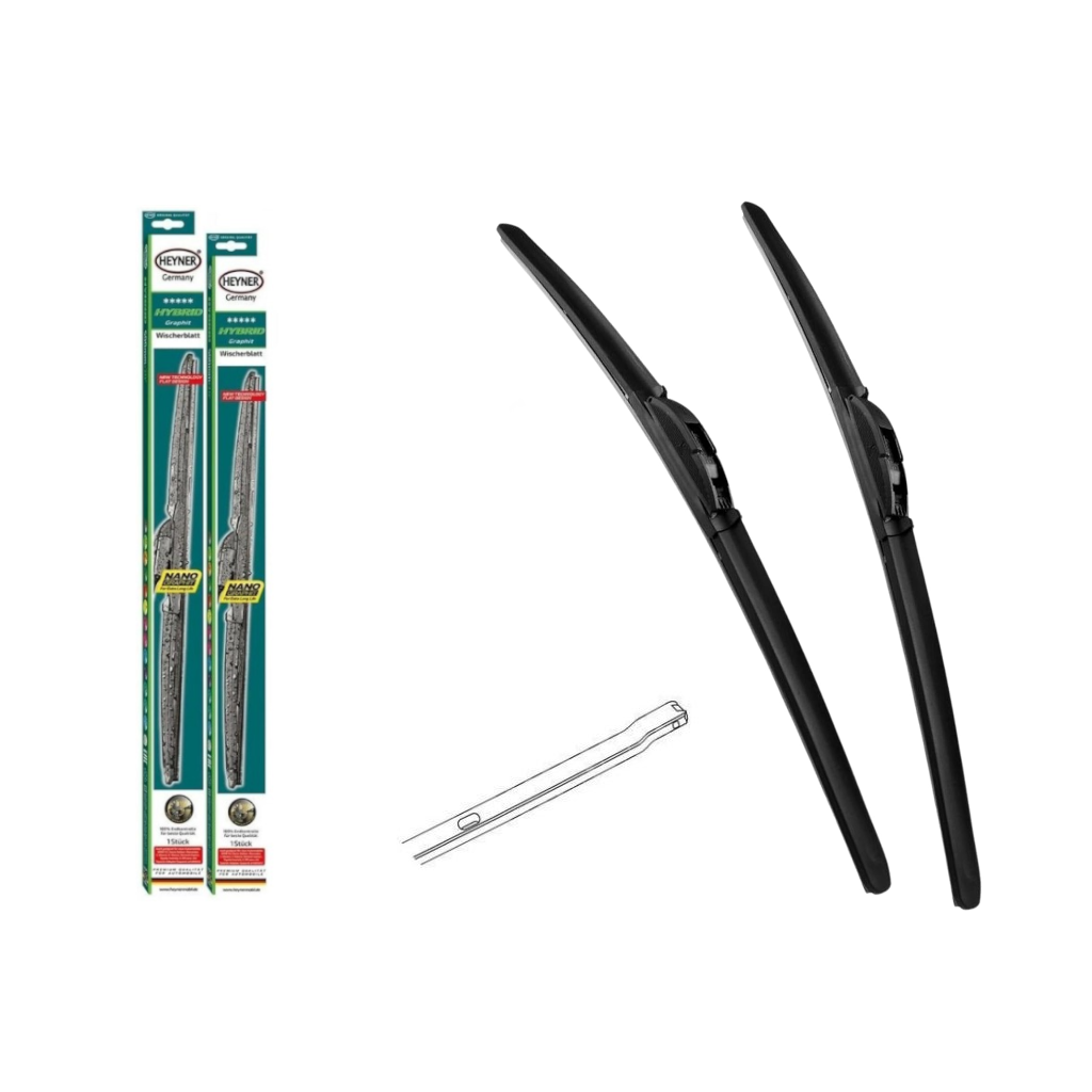 Stěrače Citroen C4 Picasso I 04/2008-01/2013 | HEYNER