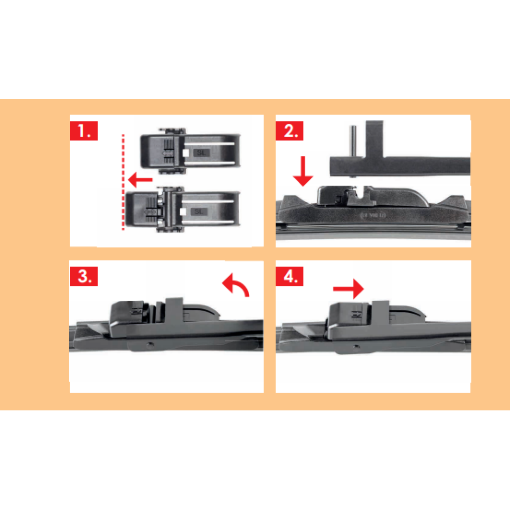 Stěrače Citroen C5 Break (X4, X3) 12/2003-03/2008 | HEYNER