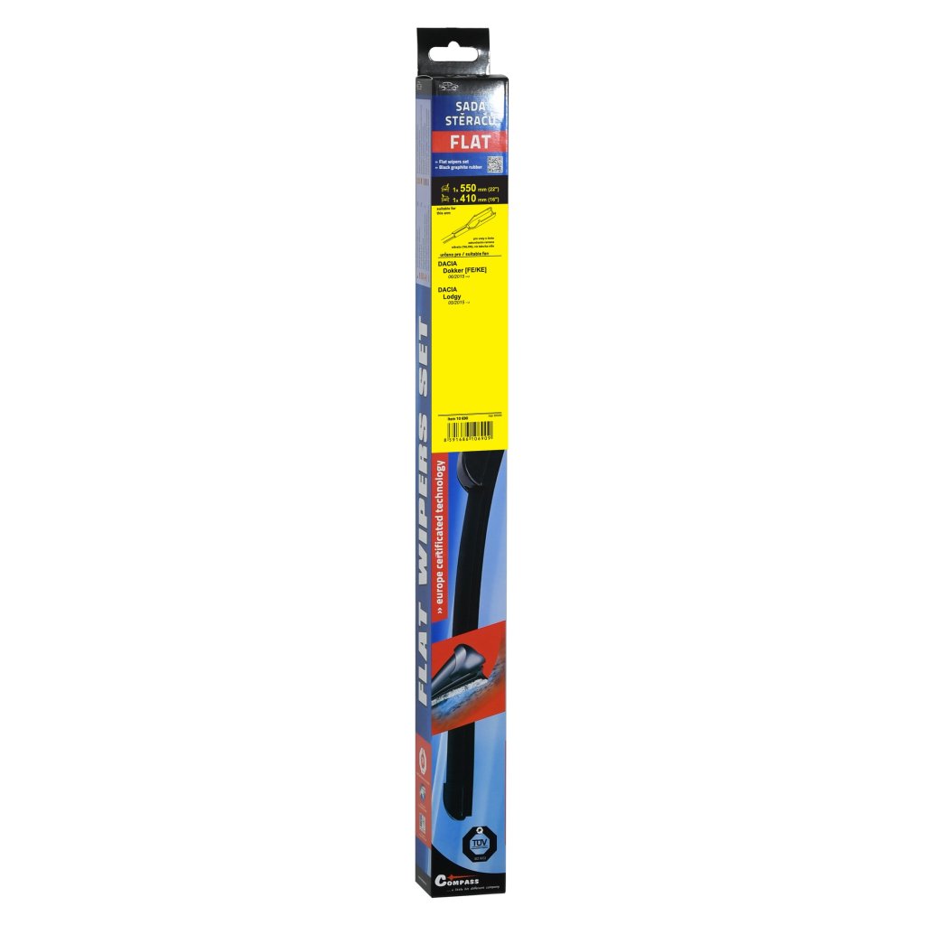 Stěrače FLAT SET (TALON) 550+410mm, 10690