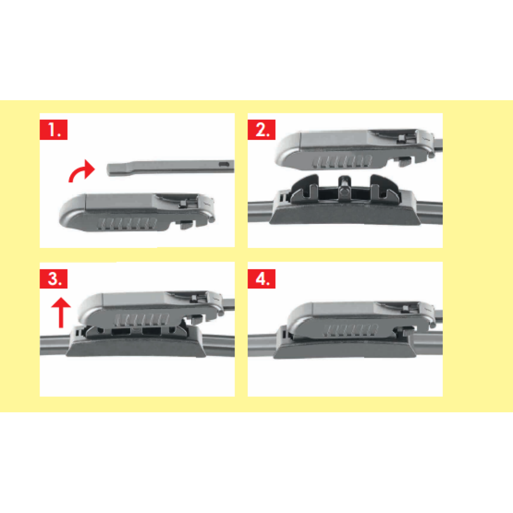 Stěrače Renault Clio III (BR, CR) 06/2005-05/2007 | HEYNER