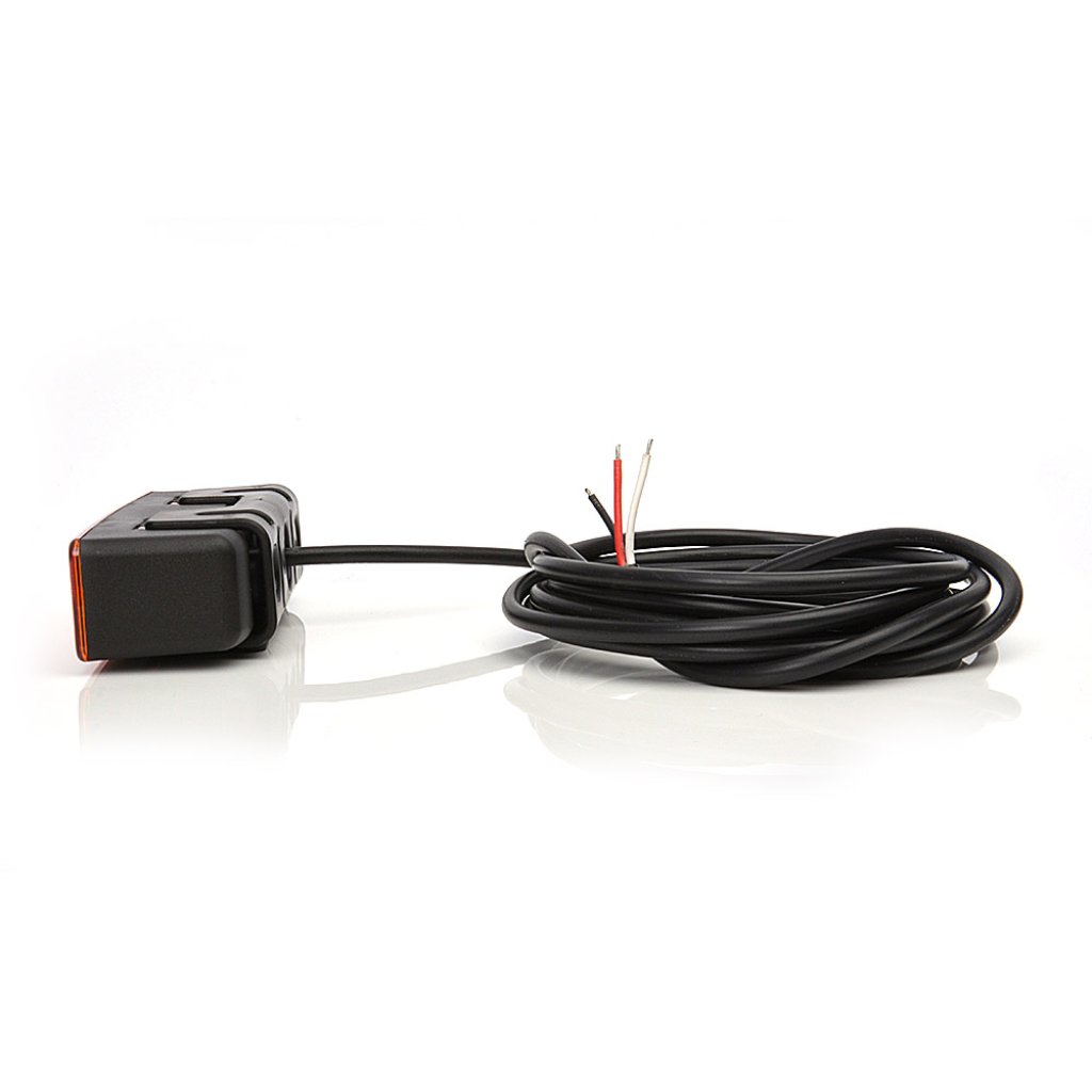 Stroboskopická lampa žlutá 12-24V, 7 funkci, žlutý kryt W117