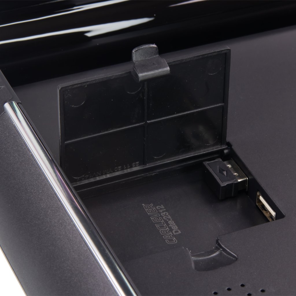 Stropní LCD monitor 13,98" s OS. Android USB/HDMI/IR/FM, dálkové ovládání se snímačem pohybu, černý