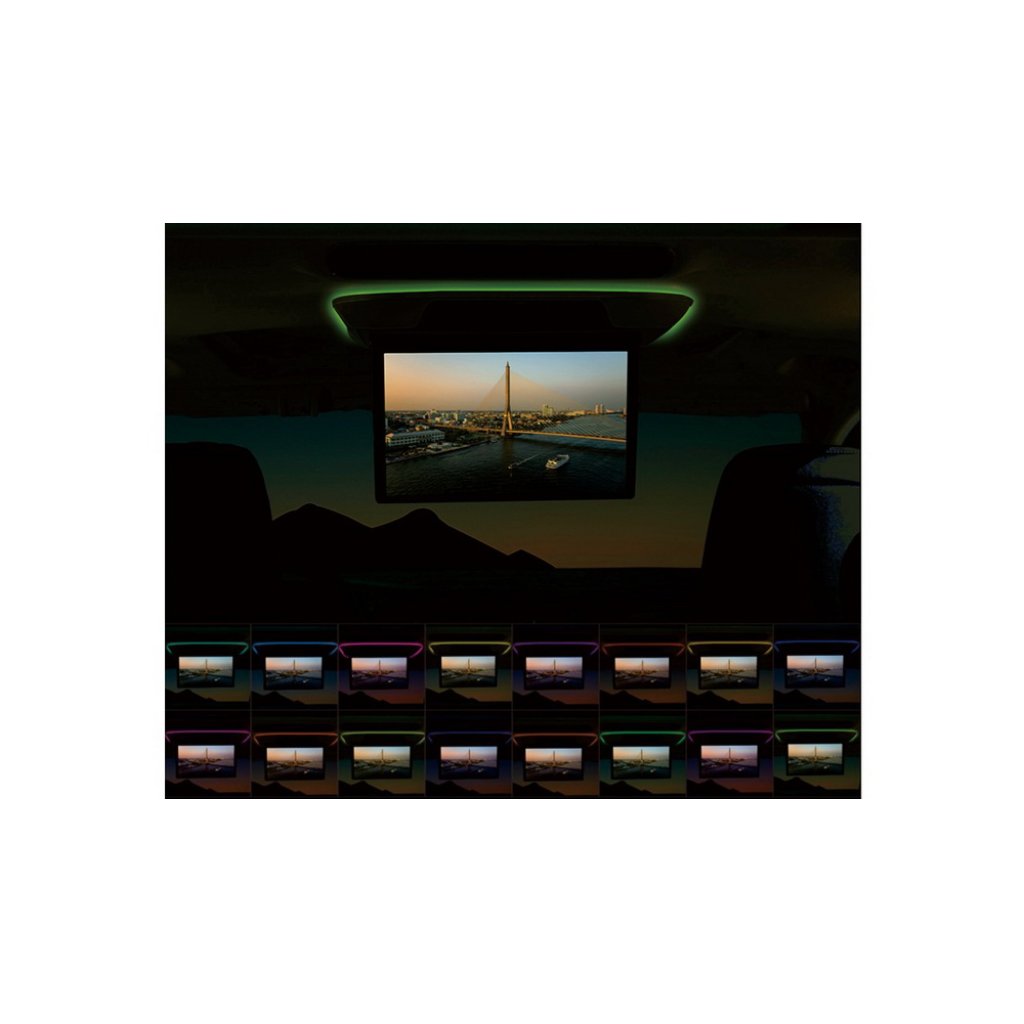 Stropní LCD monitor 21,5" šedý s OS. Android HDMI / USB, dálkové ovládání se snímačem pohybu