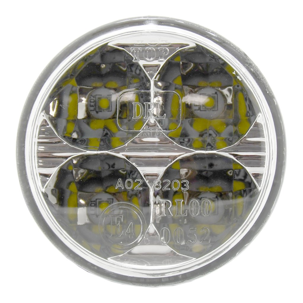 Světla denního svícení 4 HIGH POWER LED 12/24V (kulaté pr.70mm), 33551