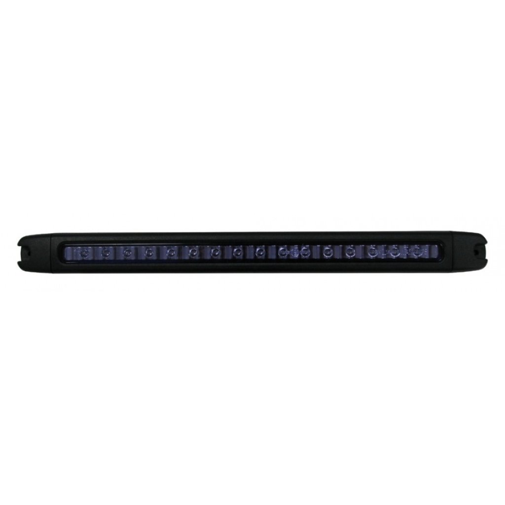 Světlo brzdové LED 12V s modrým sklem W28