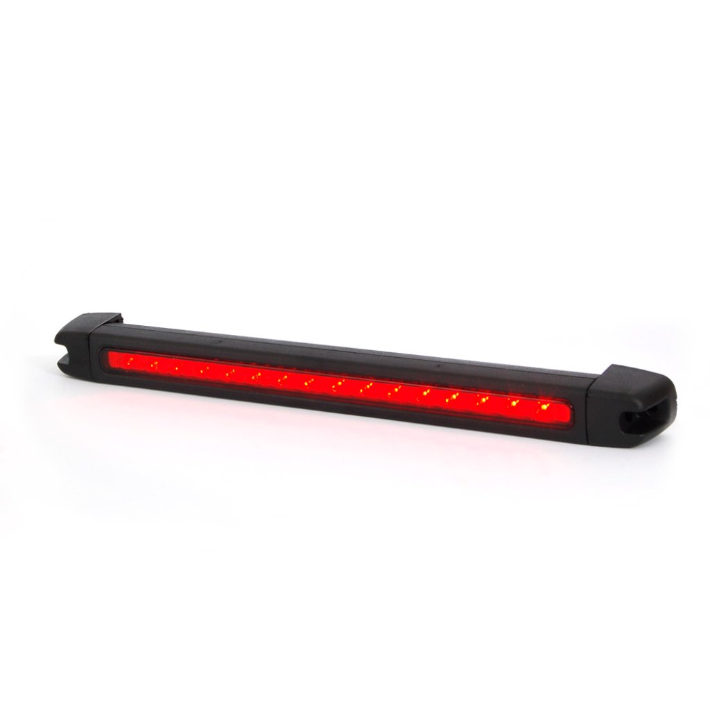 Světlo brzdové LED 24V s červeným sklem W28