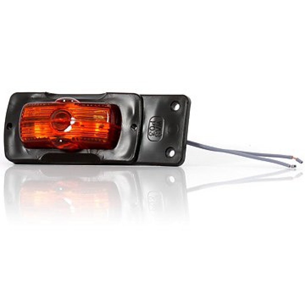Světlo poziční boční oranžové, 12V-24V, PO3