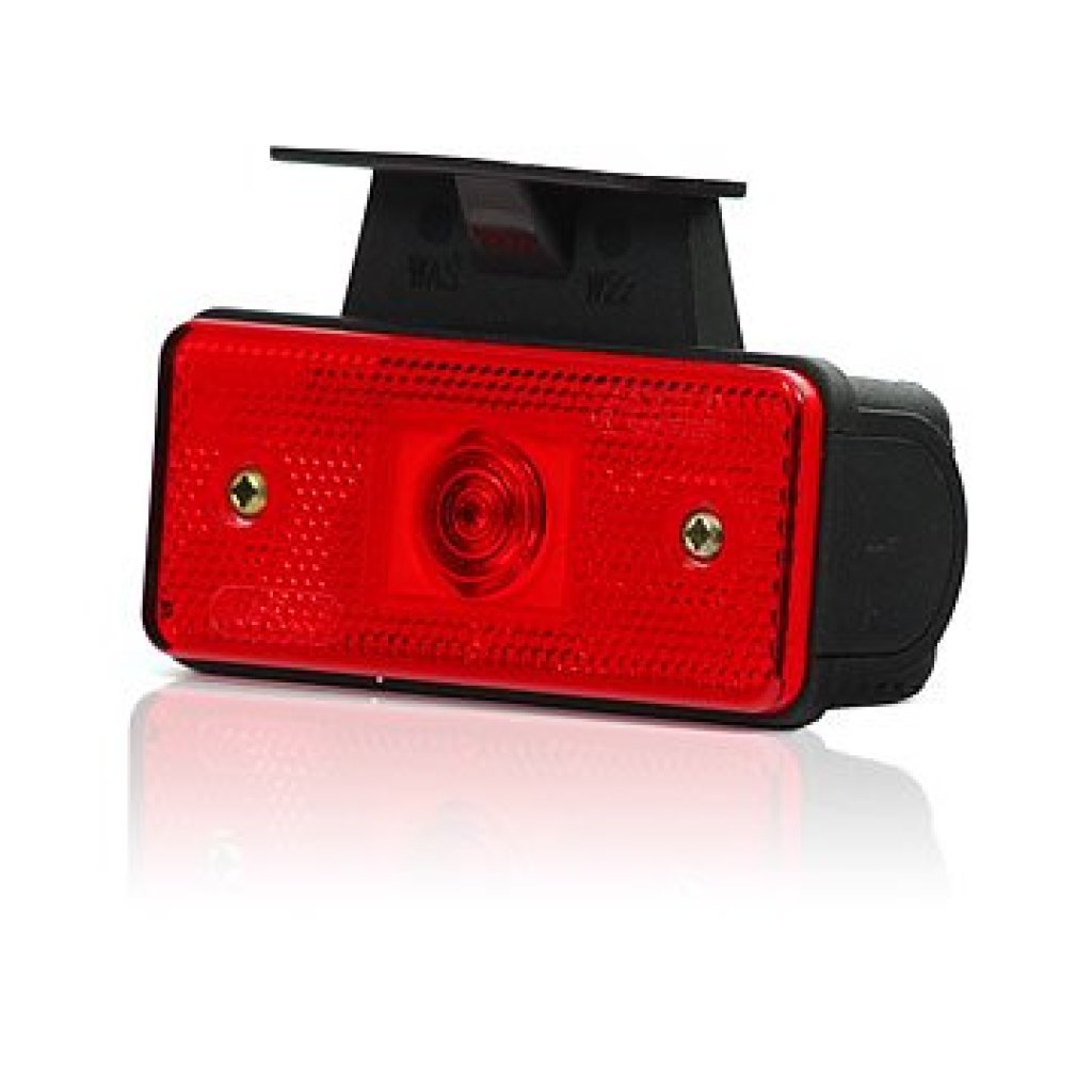 Světlo sdružené obrysové zadní s držákem, 12V-24V, LED, W17D