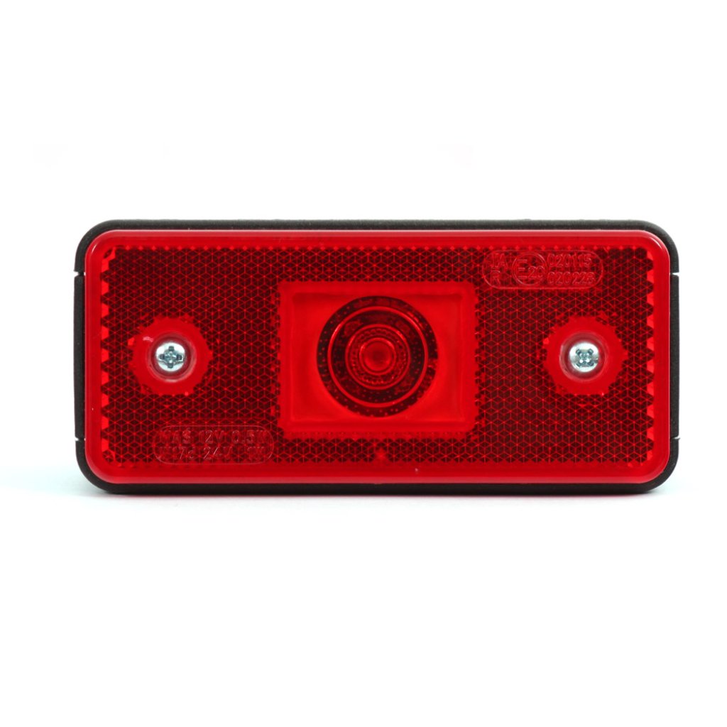 Světlo sdružené obrysové zadní s krytkou, 12V-24V, LED, W17D