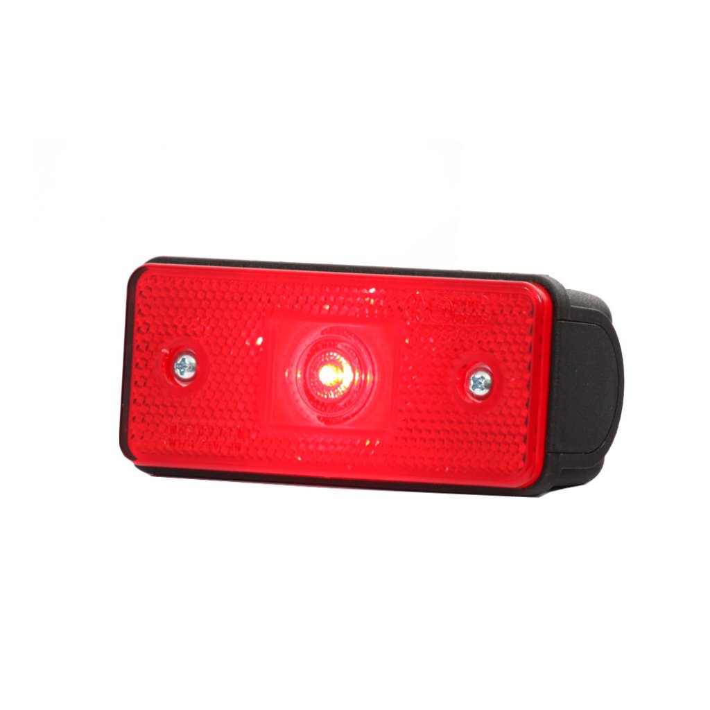 Světlo sdružené obrysové zadní s krytkou, 12V-24V, LED, W17D