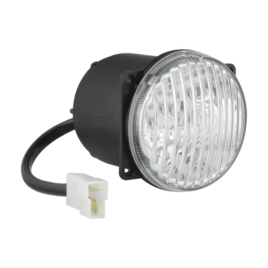 Světlomet kulatý mlhový+žárovka+kabely, 23600