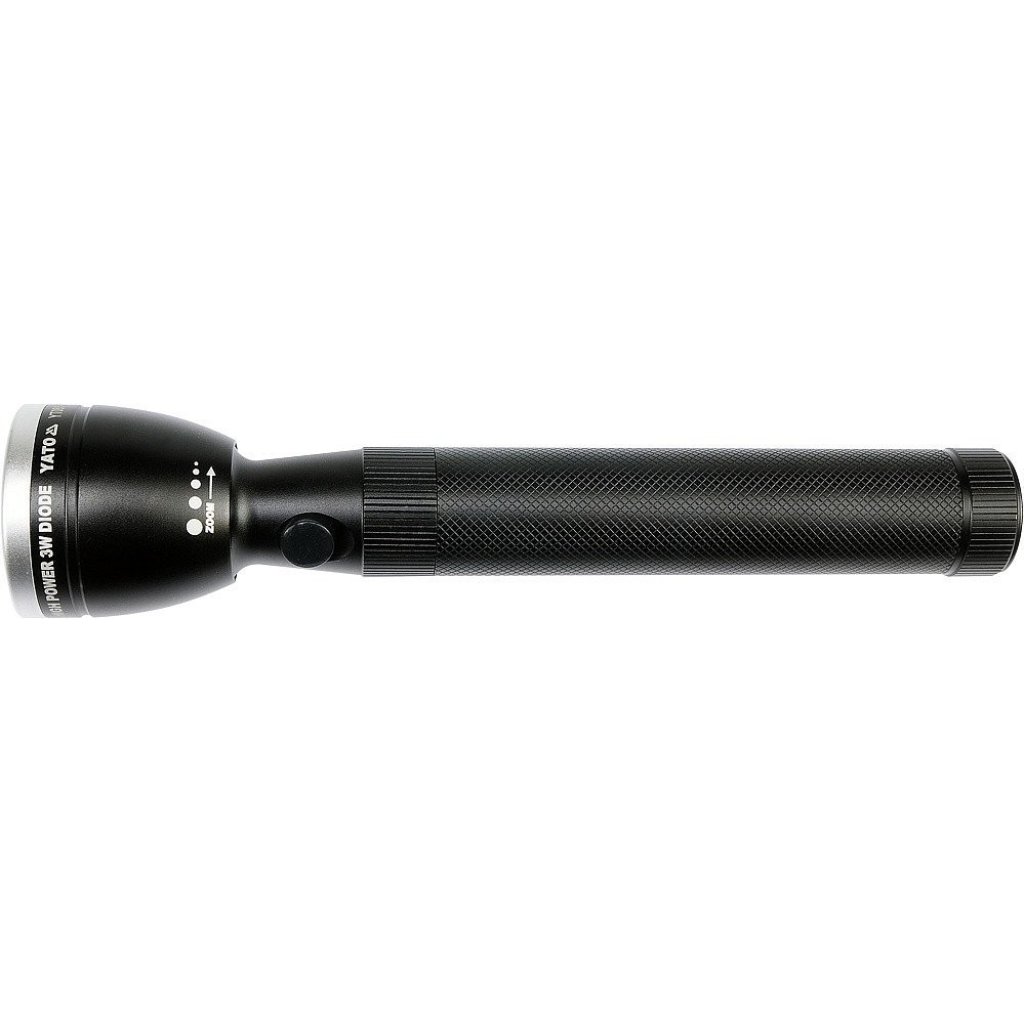 Svítilna BIGGEST voděodolná IP64, fce ZOOM, 100lm, 2xC, 228x47mm