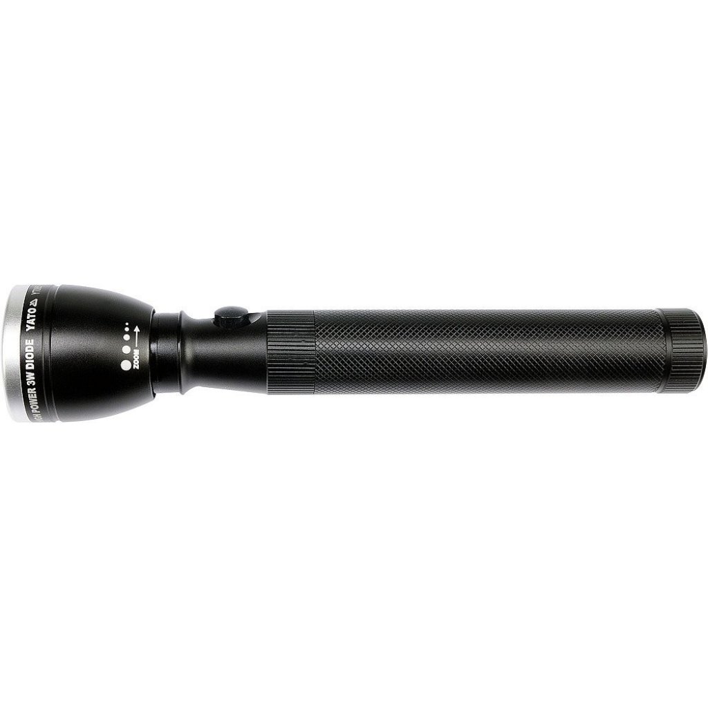 Svítilna BIGGEST voděodolná IP64, fce ZOOM, 100lm, 2xC, 228x47mm