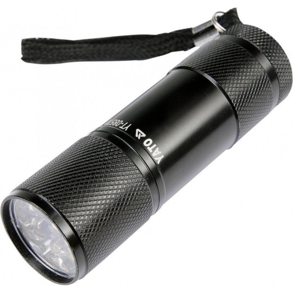 Svítilna kapesní 9 LED (ALU) YT-08570