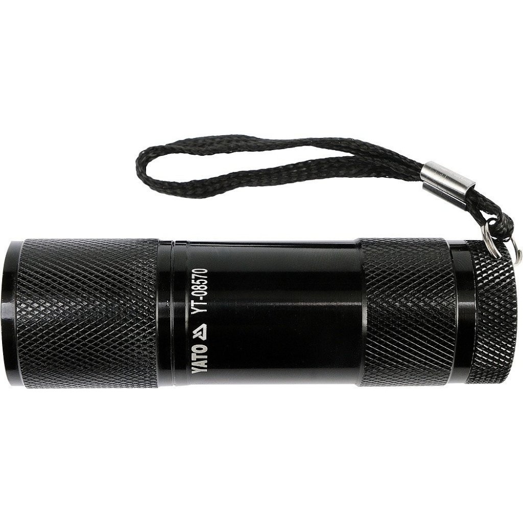 Svítilna kapesní 9 LED (ALU) YT-08570