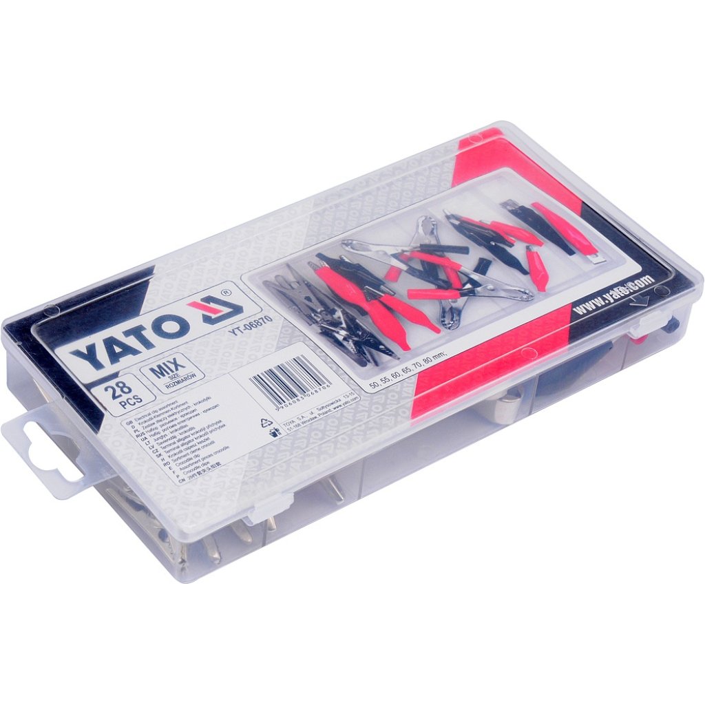 Svorky elektrikářské sada 28 ks, YATO