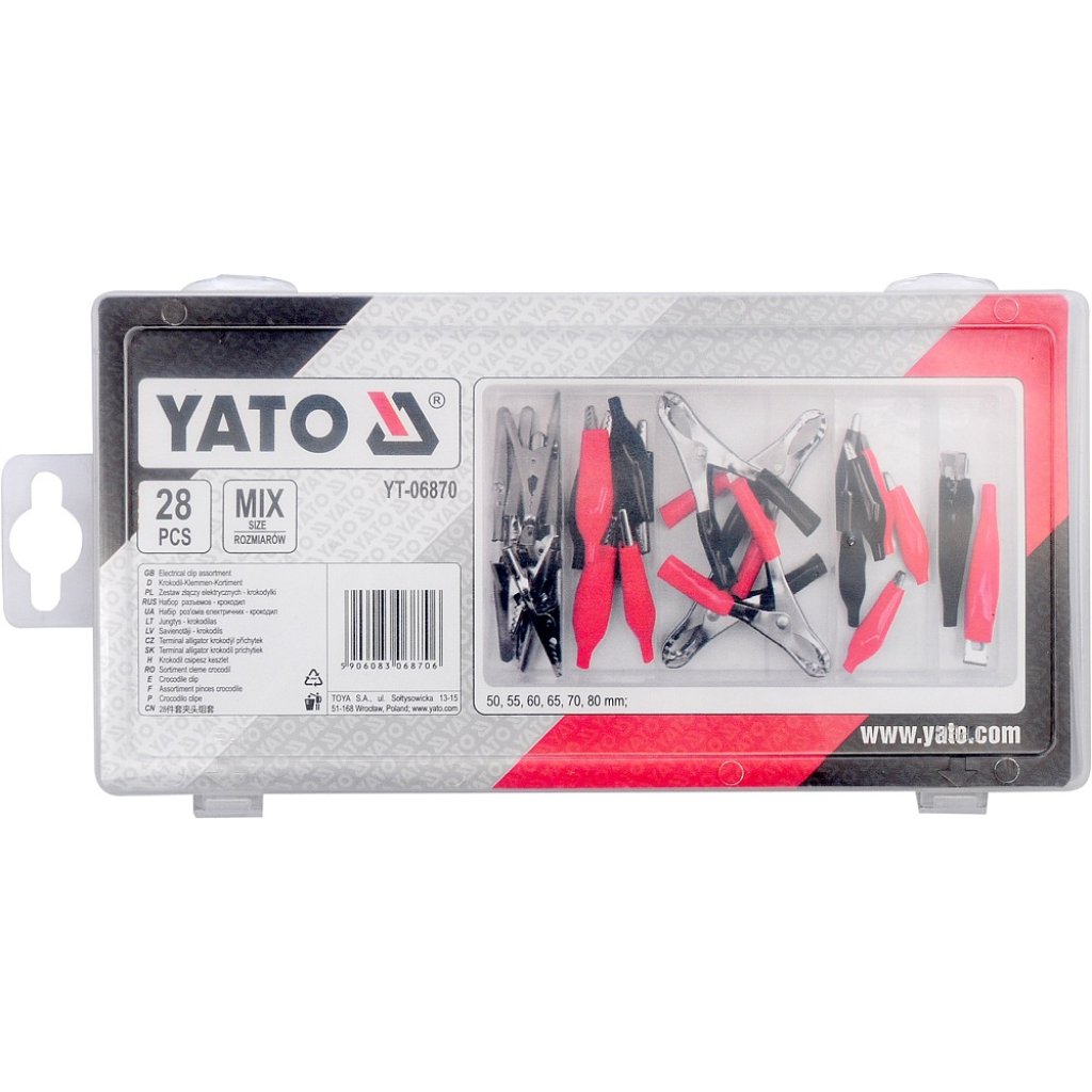 Svorky elektrikářské sada 28 ks, YATO