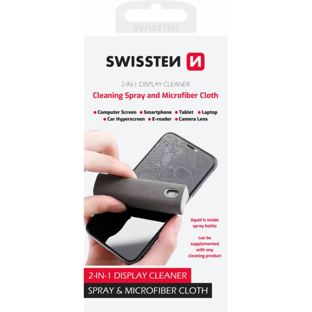 Swissten Čistič displejů 2v1, 48837