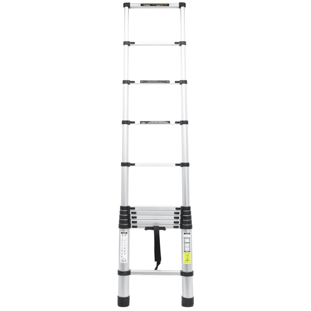 Teleskopický žebřík, 3,2 m, max. zátěž 150 kg - HT480004