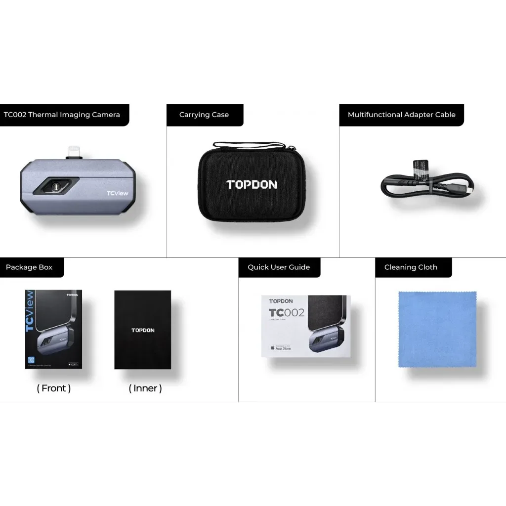 Termální infrakamera TOPDON TCView TC002