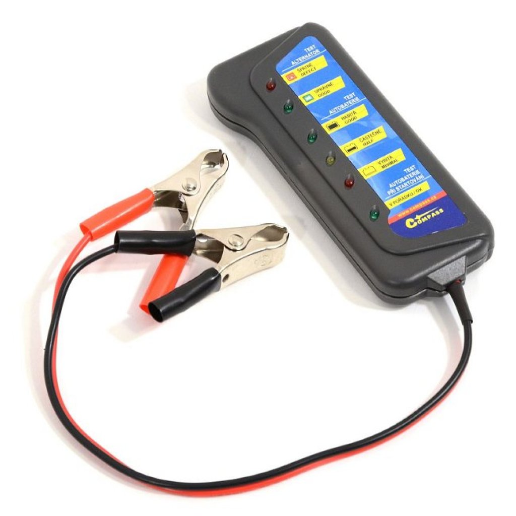 Tester autobaterie a alternátoru 12V, 07170