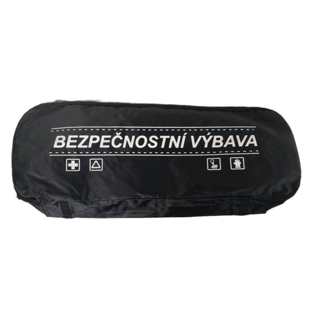 Textilní obal pro soupravu s povinnou výbavou, černý