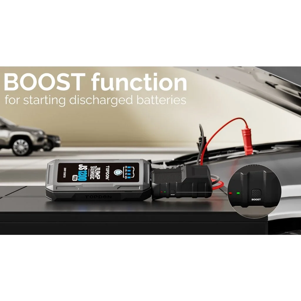 TOPDON Car Jump Starter JumpSurge 1200 PRO, 1 800 A