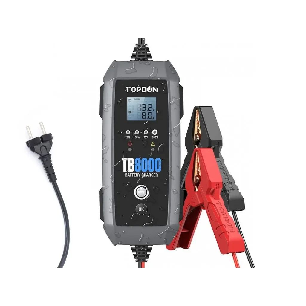 TOPDON Nabíječka autobaterie TB8000, 108 W