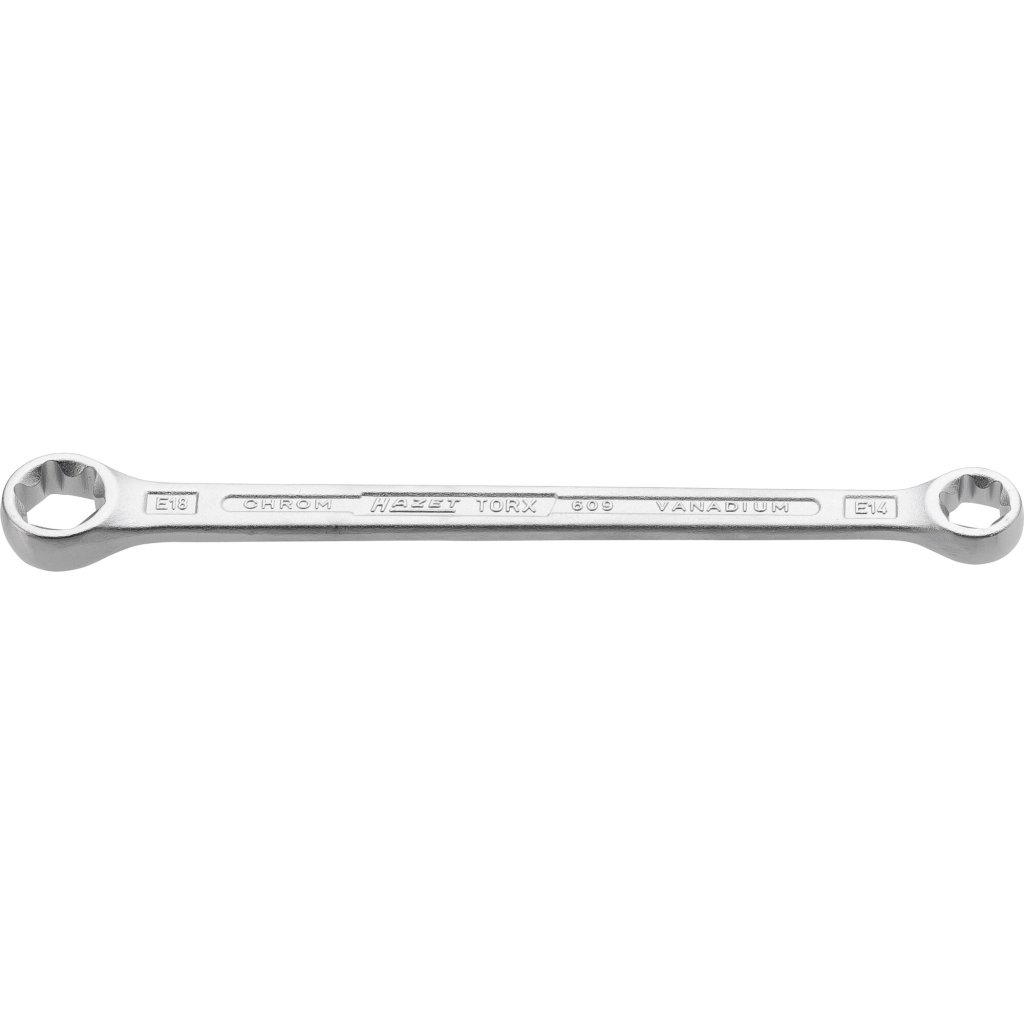 TORX® Oboustranný očkový klíč 609-E14xE18 Hazet (HA024674)