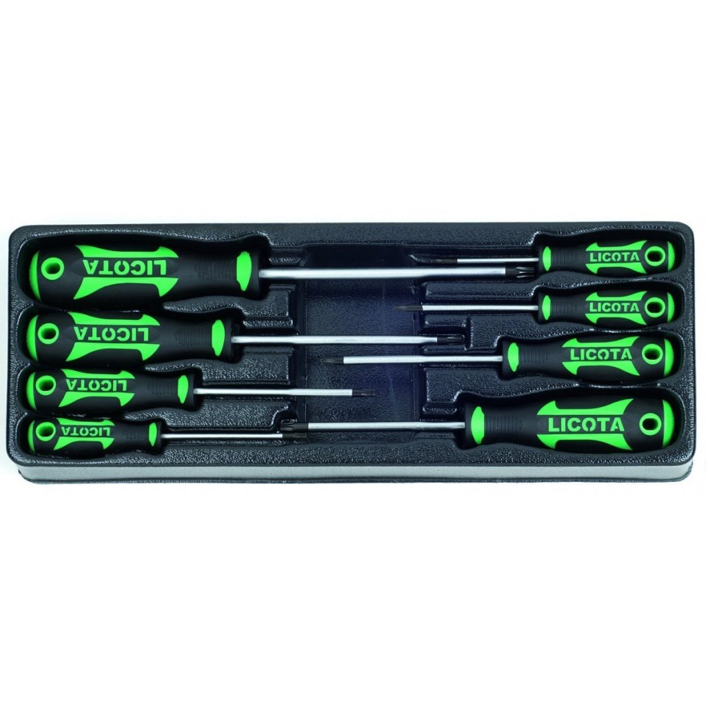 TORX šroubováky, 8 dílů ve výplni do dílenského vozíku - LIACK384013