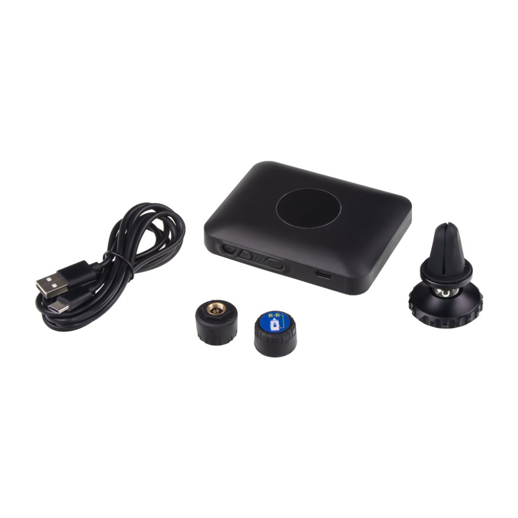 TPMS kontrola tlaku v pneumatice přívěsného vozíku / karavanu 2 externí čidla