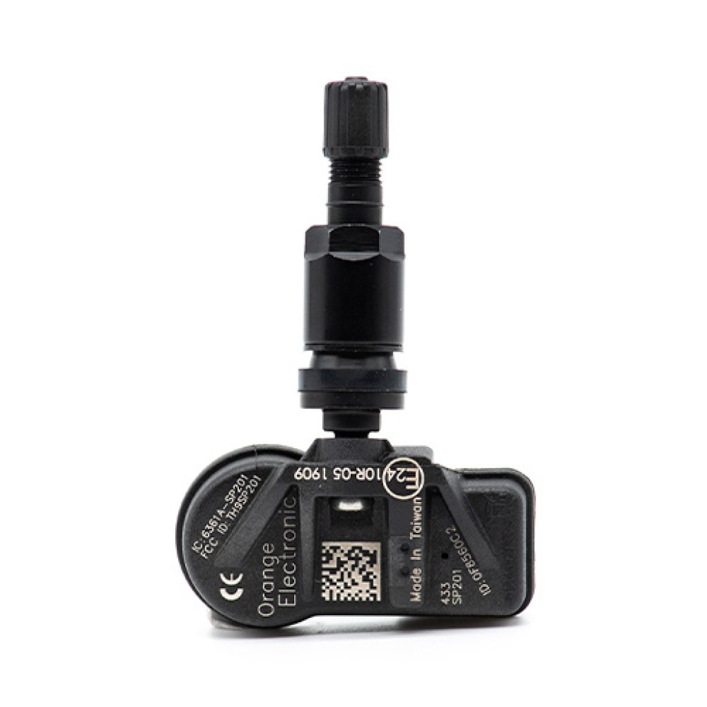 TPMS senzor ORANGE (SP201M-BLACK) EU 433MHz, ventilek hliníkový elox černý