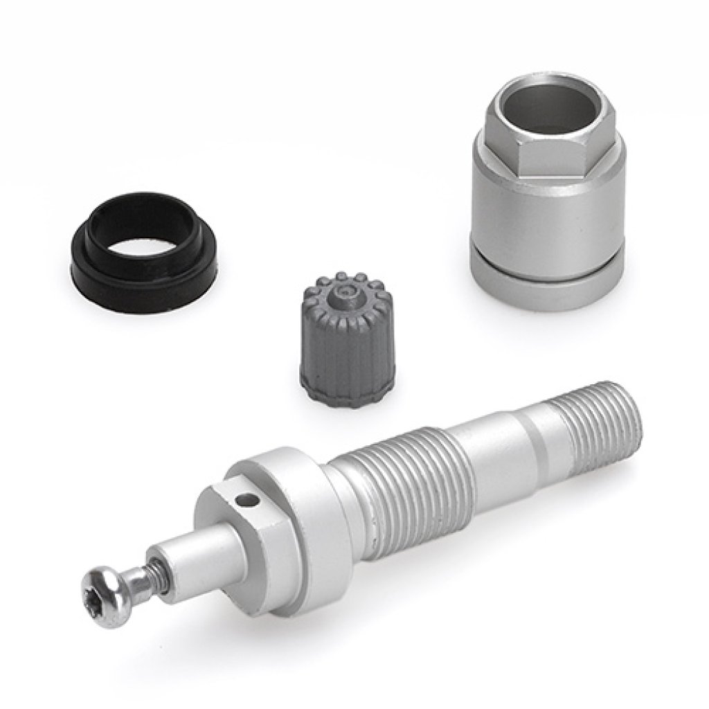 TPMS ventil pro Clamp-In senzor tlaku pro HUF ECS1400 (Hamaton 6-216) elox šedý