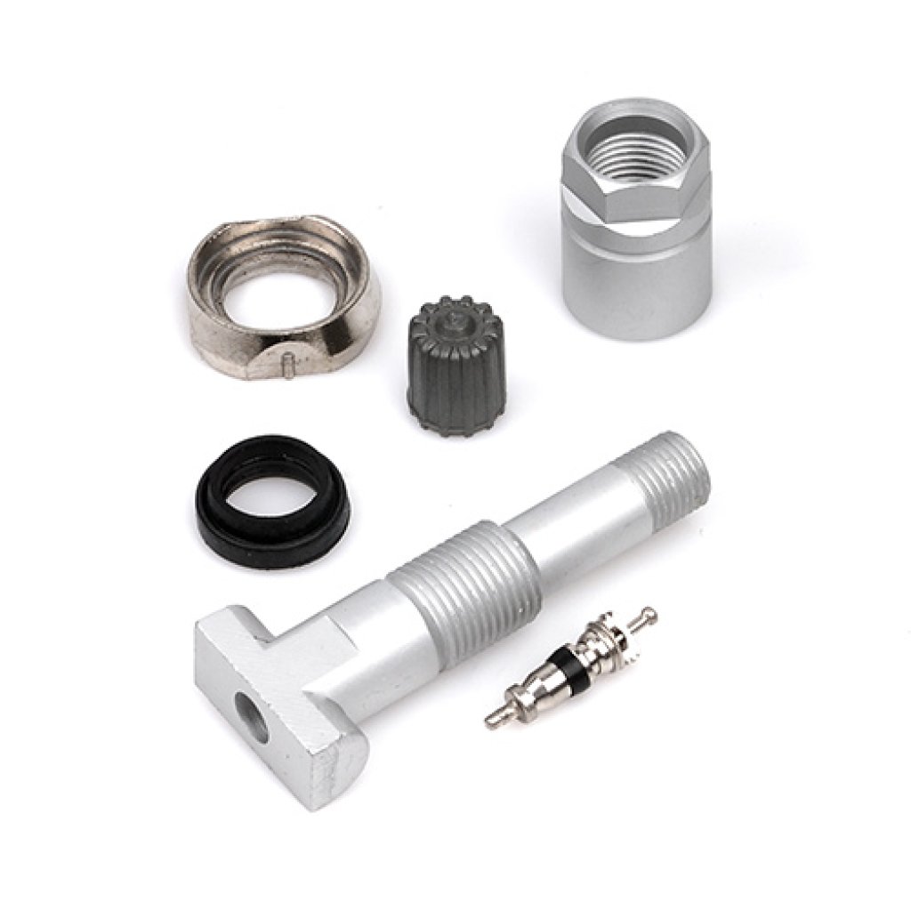 TPMS ventil pro senzor tlaku SCHRADER 5037 (438) hliníkový elox šedý