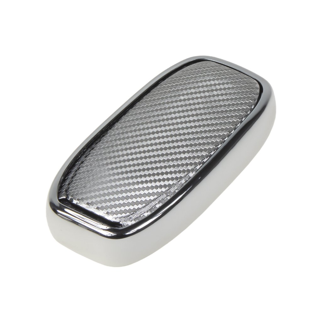 TPU obal pro klíč Audi, carbon silver