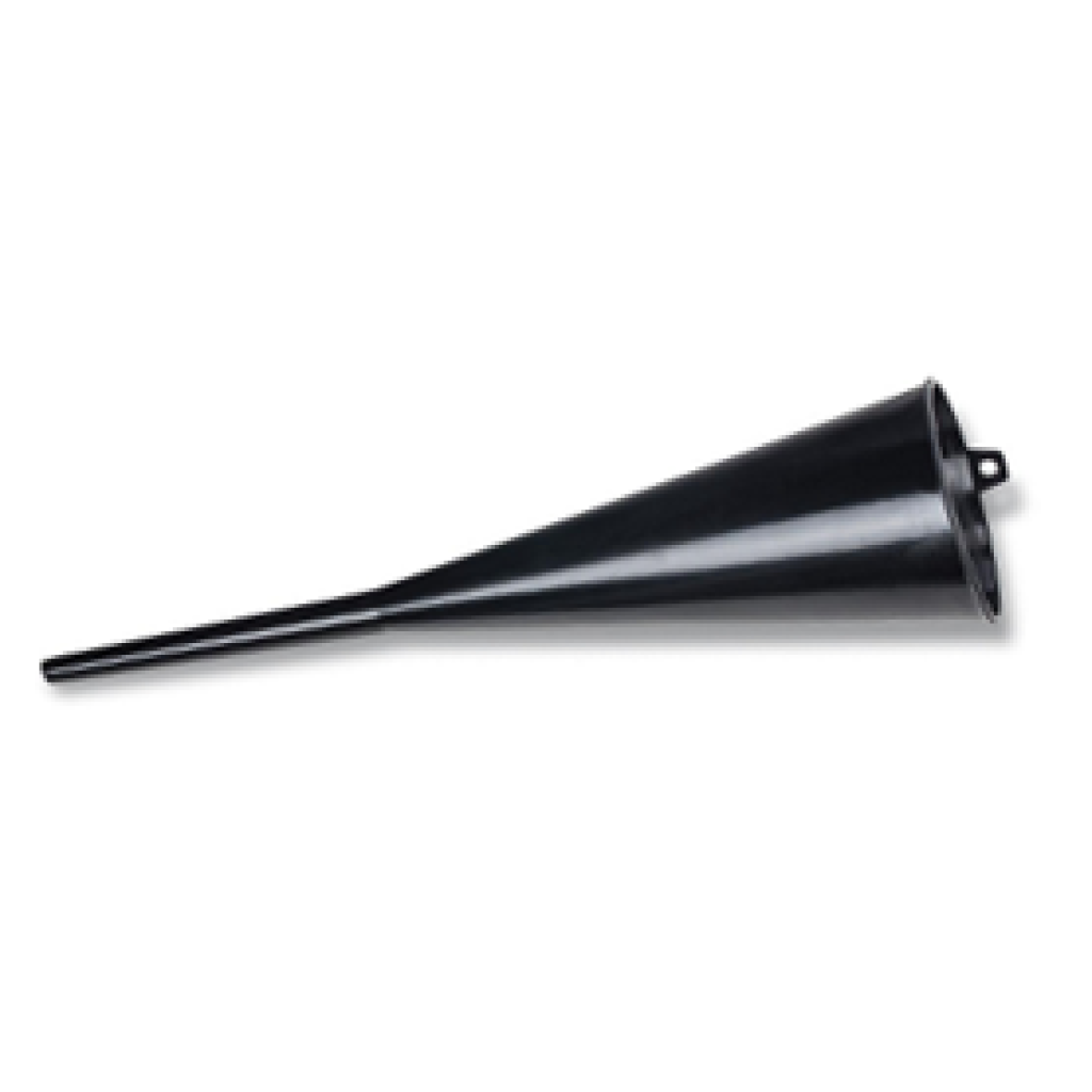 Trychtýř plastový černý L- 46cm, prů. 12cm, 83544