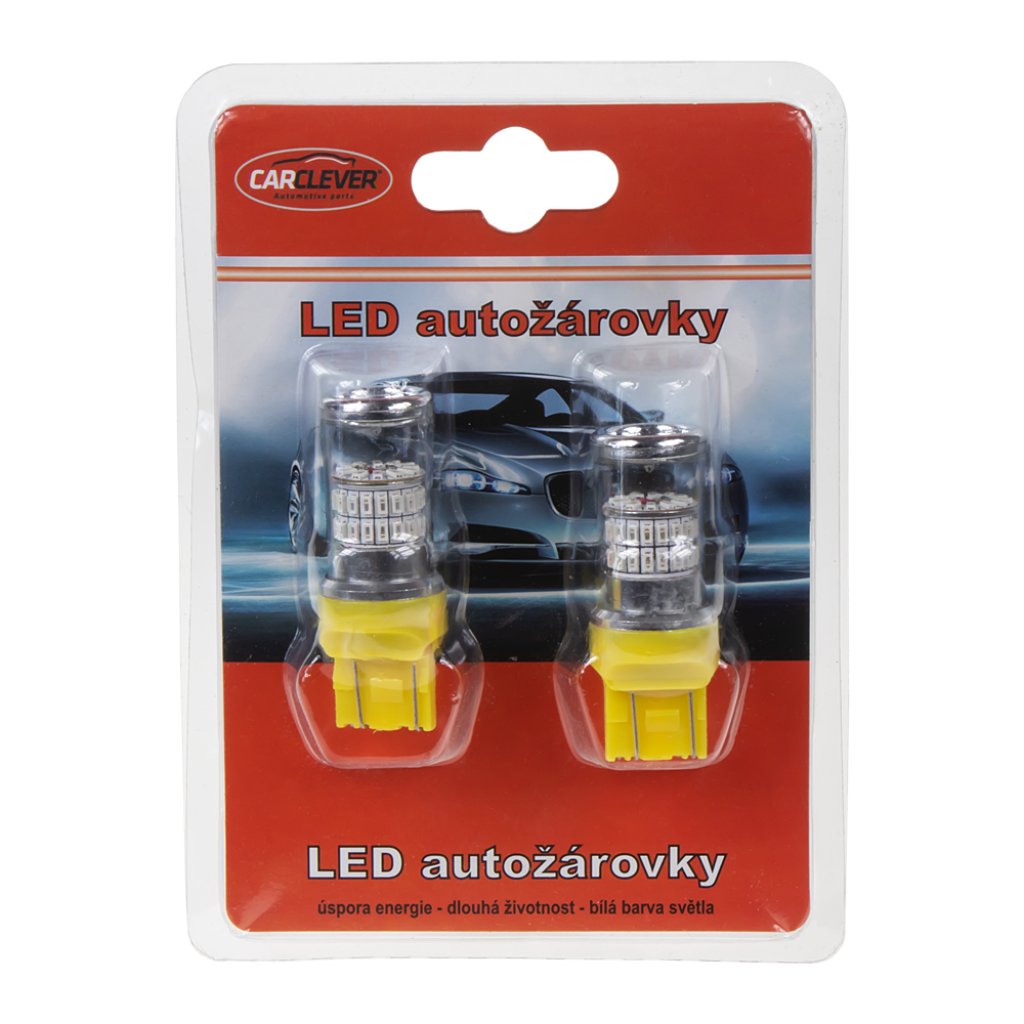 TURBO LED T20 (7443) oranžová, 12-24V, 48W