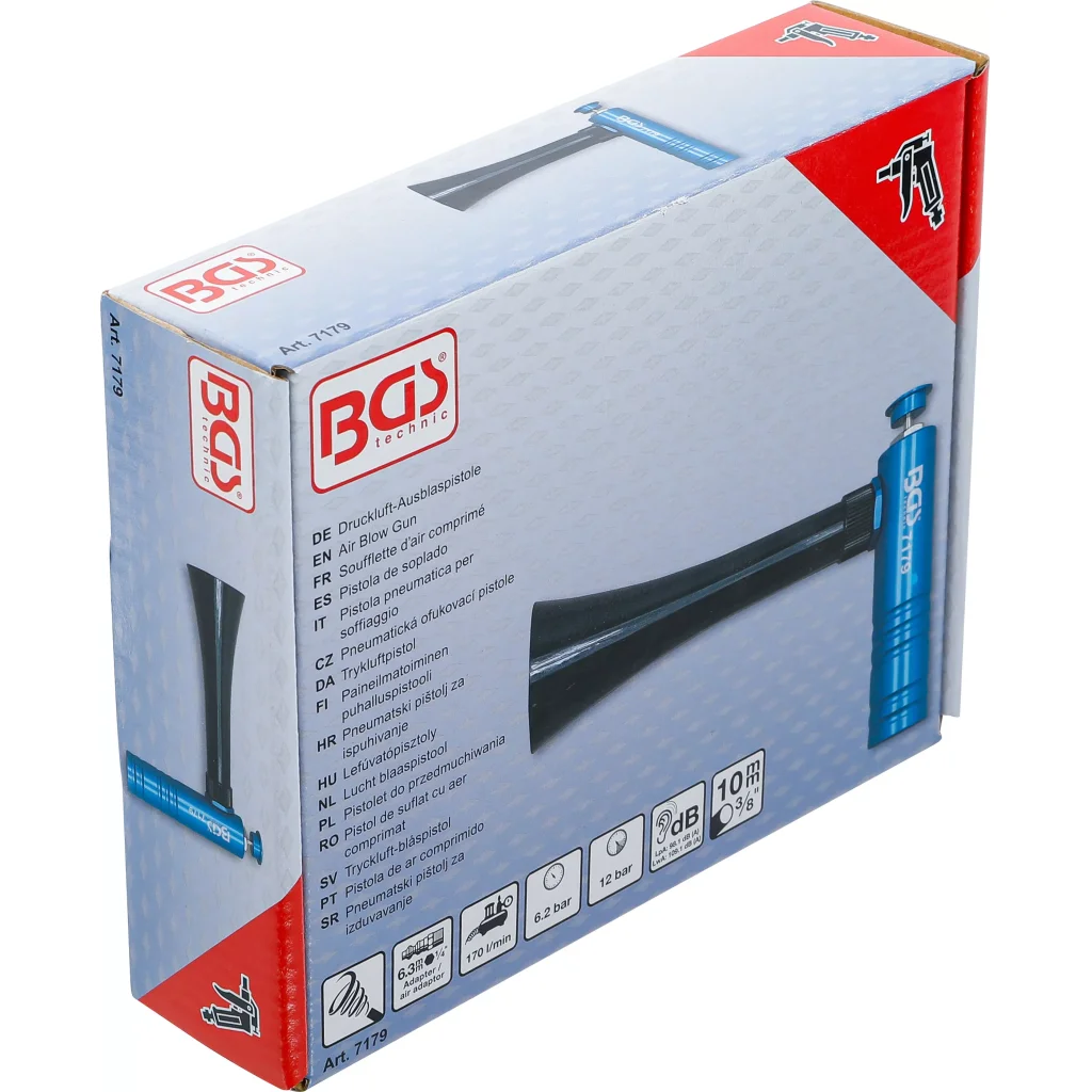 Turbo pneumatická ofukovací pistole, 156 mm, BGS - B7179